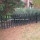 D Seksyen Rounded Notch Palisade Fencing